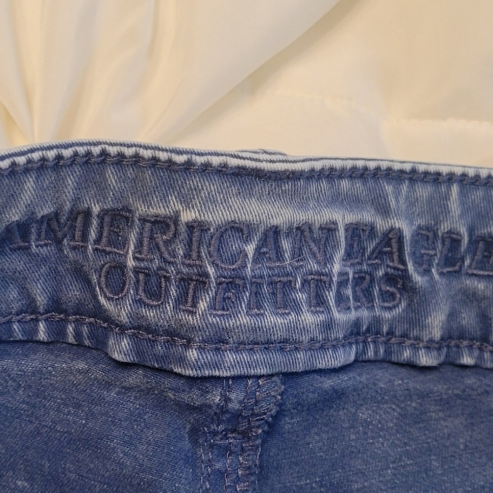 AMERICAN EAGLE OUTFITTERS        Denim Blue Sky High Jeggings - Picture 3 of 8